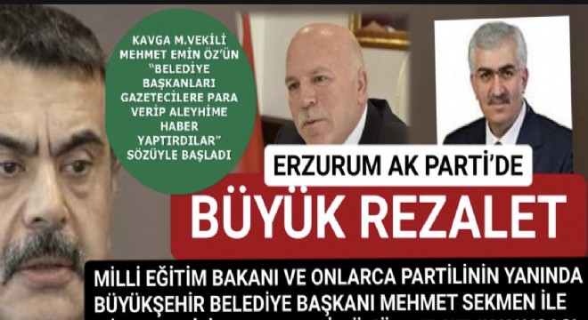 AK PARTİ İL BİNASINDA MİLLETVEKİLİ BAŞKAN KAVGASI