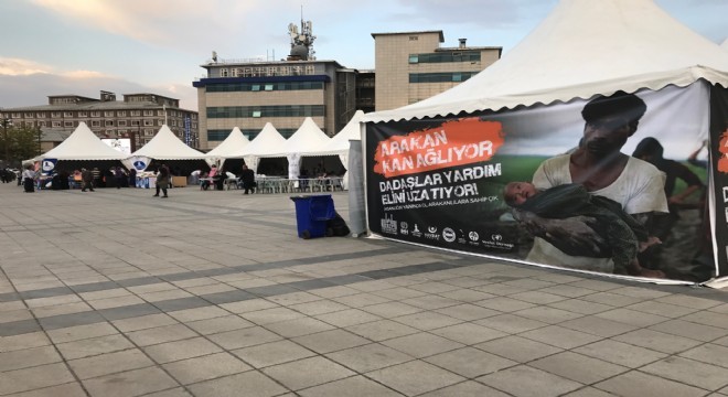 Arakanlı Müslümanlar için Erzurum dan destek