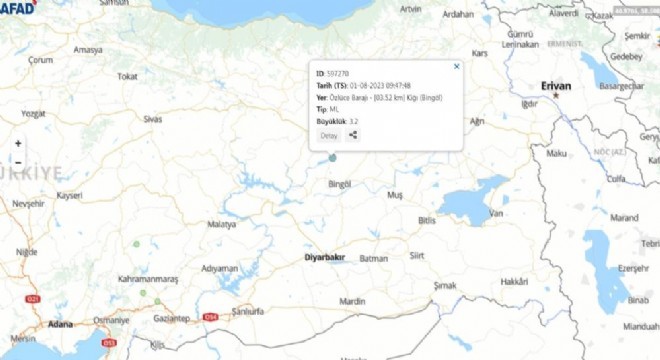 Bingöl’de deprem