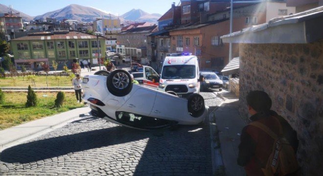 Yakutiye’de trafik kazası