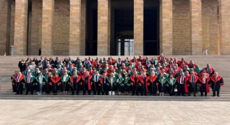 Yargıtay üyeleri Anıtkabir'i ziyaret etti