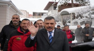 Çiftçi Erzurum'a veda etti